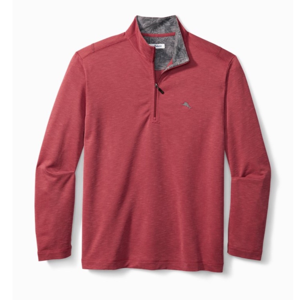 Tommy Bahama palm del mar half-zip pullover sweater Size 1XL